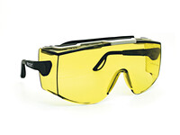 Laserschutzbrille ASTOR XL Filter: 0327, Gestellfarbe schwarz (für Brillenträger geeignet)
