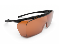 Laserschutzbrille ONTOR Filter: 0277, Gestellfarbe schwarz/grau (für Brillenträger geeignet)