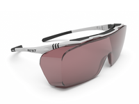Laserschutzbrille ONTOR Filter: 0279, Gestellfarbe schwarz/weiß (für Brillenträger geeignet)