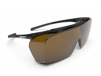 Laserschutzbrille ONTOR Filter: 0290, Gestellfarbe schwarz/grau (für Brillenträger geeignet)