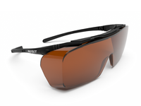 Laserschutzbrille ONTOR Filter: 0278, Gestellfarbe schwarz/grau (für Brillenträger geeignet)