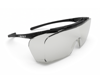 Laserschutzbrille ONTOR Filter: 0283, Gestellfarbe schwarz/grau (für Brillenträger geeignet)