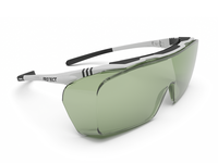 Laser safety eyewear ONTOR Filter: 0281, frame color white/black (suitable also for spectacles wearer)