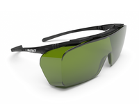 Laserschutzbrille ONTOR Filter: 0295, Gestellfarbe schwarz/grau (für Brillenträger geeignet)