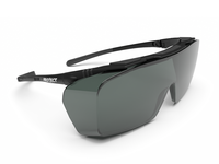 Laserschutzbrille ONTOR Filter: 0342, Gestellfarbe schwarz/grau (für Brillenträger geeignet)