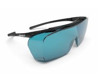 Laserschutzbrille ONTOR Filter: 0340, Gestellfarbe schwarz/grau (für Brillenträger geeignet)