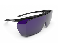Laserschutzbrille ONTOR Filter: 0336, Gestellfarbe schwarz/grau (für Brillenträger geeignet)