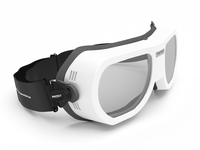 Laserschutzbrille SPECTOR, Filter - 0159, Gestellfarbe weiß (für Brillenträger geeignet)