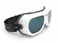 Laserschutzbrille, SPECTOR Filter - 0226, Gestellfarbe weiß (für Brillenträger geeignet)