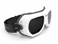Laserjustierbrille SPECTOR Filter: 0156, Gestellfarbe weiß (für Brillenträger geeignet)