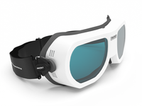 Laserschutzbrille SPECTOR Filter: 0267, Gestellfarbe weiß (für Brillenträger geeignet)