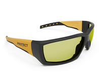 Laser safety eyewear OPTIMATOR Filter: 0315, frame color yellow/grey