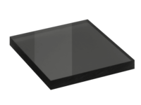 Laser protection window, filter - 0156, dimensions 100 x 200 mm, thickness 1.5 mm