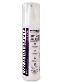 Window cleaning spray suitable for polymer and glass, 250 ml