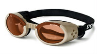 Laser animal safety eyewear DOGGLES®, Filter: 0278, frame color: chrome (beige)